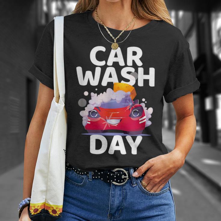 Car Wash Day Car Detailing Carwash T-Shirt Gifts for Her