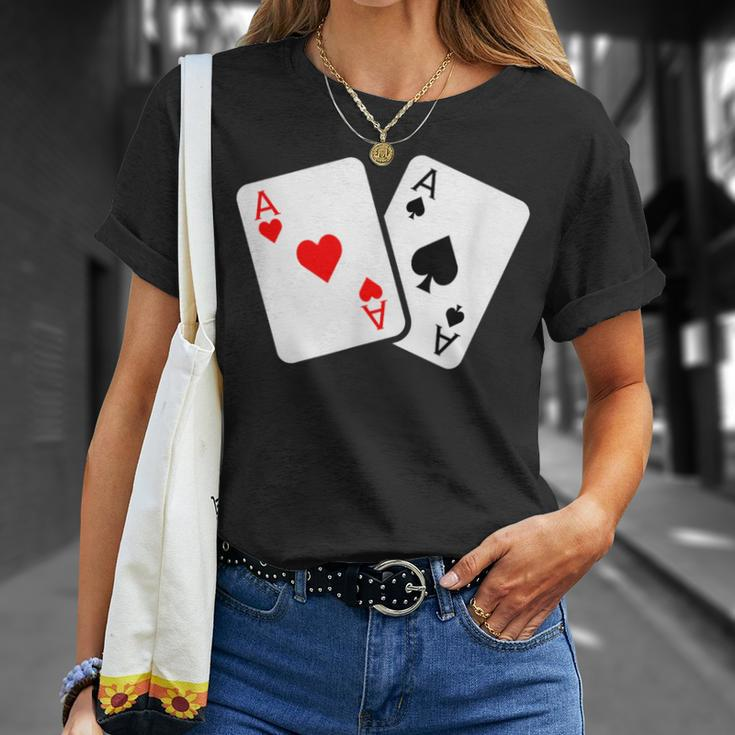 Card Game Spades And Heart As Cards For Skat And Poker T-Shirt Geschenke für Sie