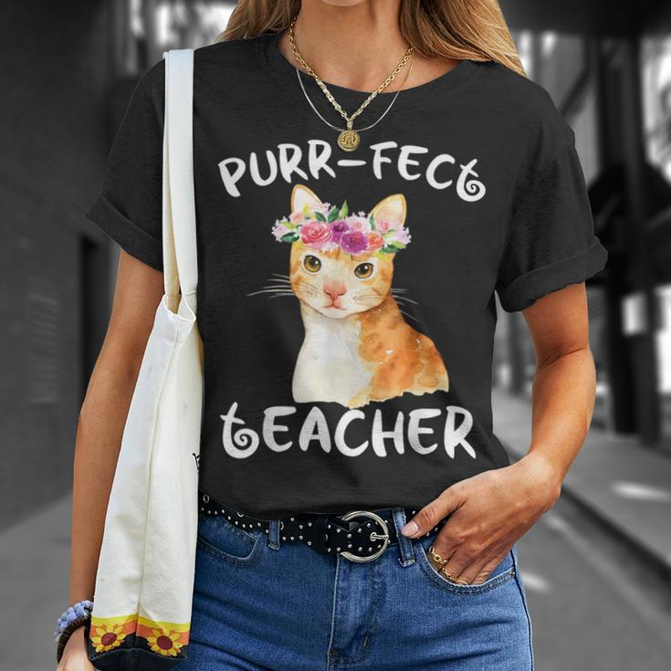 Cat Lover For Teachers Educators Appreciation T-Shirt Gifts for Her