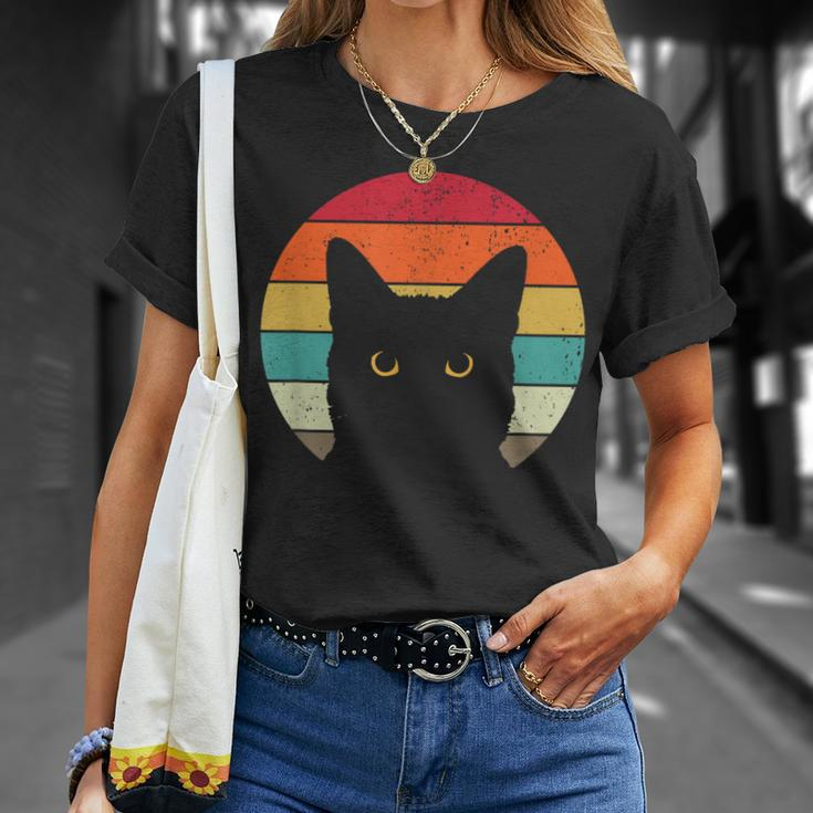 Cat Retro Vintage Cat T-Shirt Geschenke für Sie
