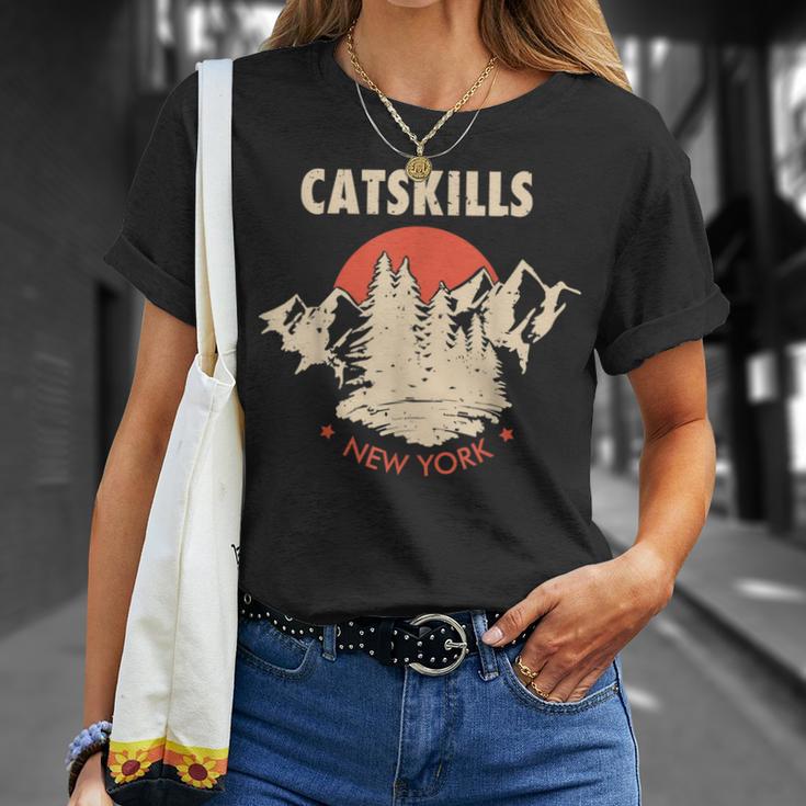 Catskills New York Ny Hiking MountainsT-Shirt Gifts for Her