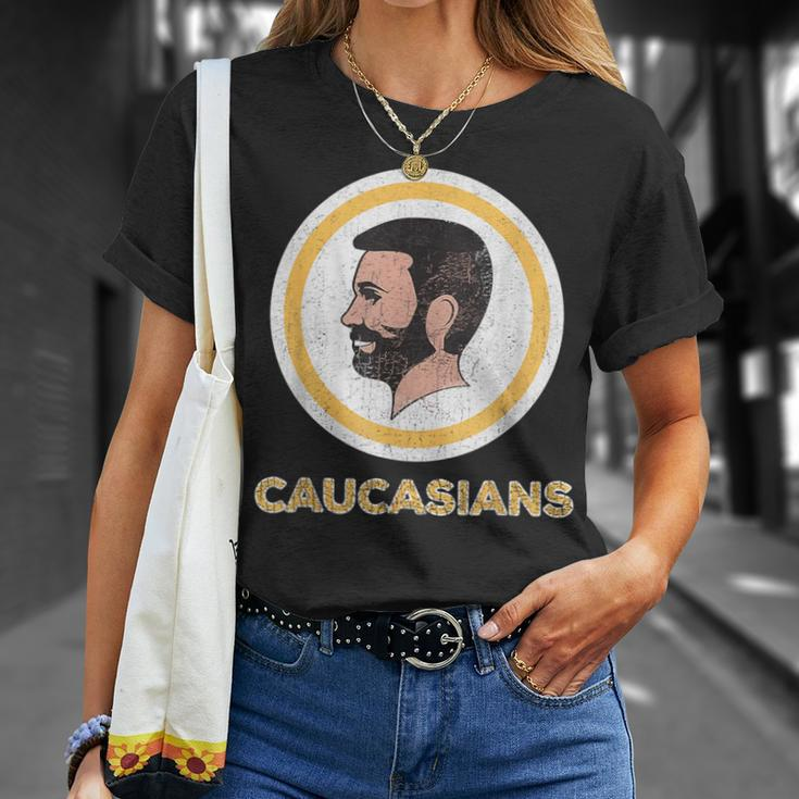 Caucasians Vintage Caucasians Pride T-Shirt Gifts for Her