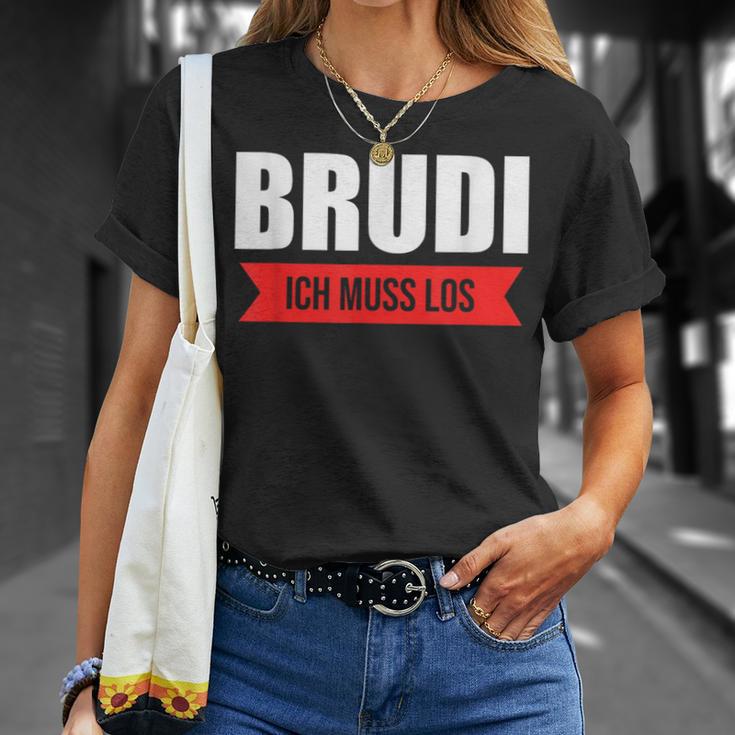 Certified Brudi Ich Muss Los Deutschrap Fun Black T-Shirt Geschenke für Sie