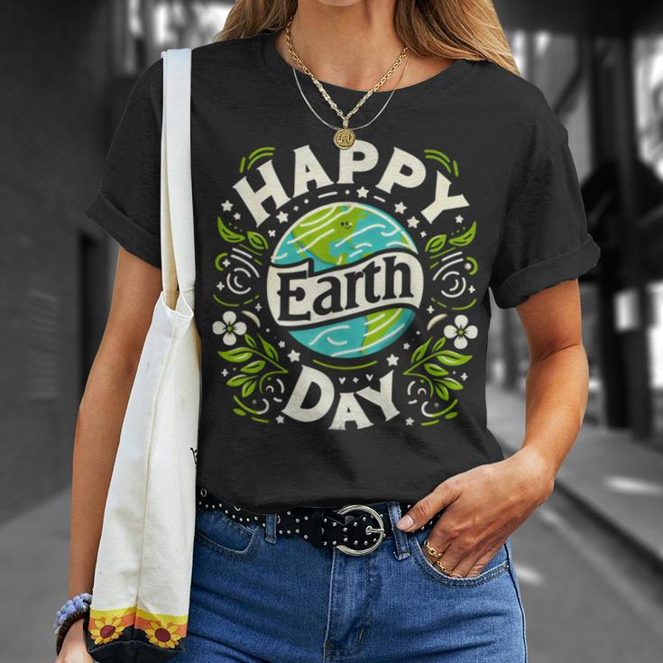 Cherish Our Earth Happy Earth Day T-Shirt Gifts for Her