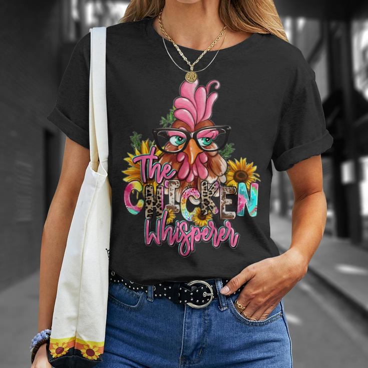 The Chicken Whisperer Chickens Lover Farming Farmer T-Shirt Gifts for Her