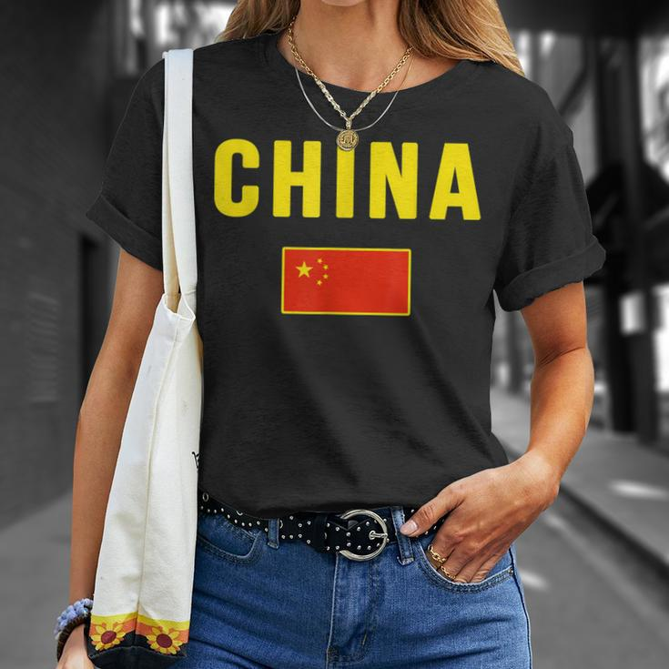 China Chinese Flag Souvenir T-Shirt Gifts for Her