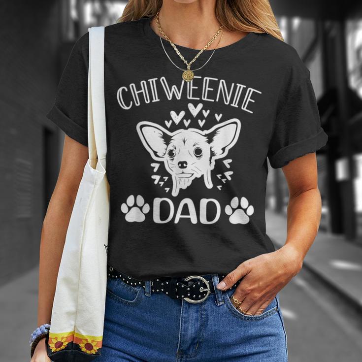 Chiweenie Papa Lustiger Chihuahua Süßer Hund Besitzer Spruch-Geschenke T-Shirt Geschenke für Sie