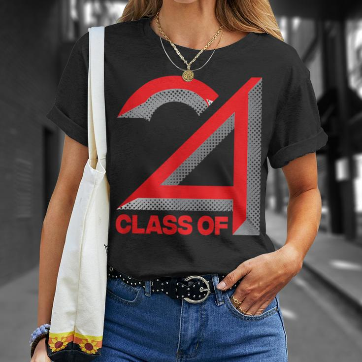 Class Of 2024 Graduation Senior High School College T-Shirt Gifts for Her