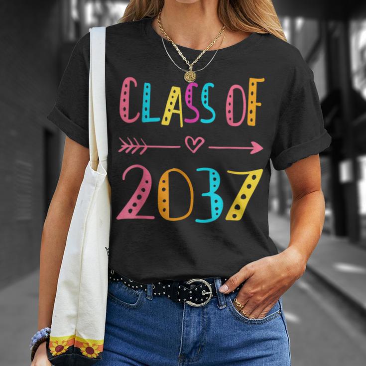 Class Of 2037 Pre K Graduate Preschool Graduation T-Shirt Gifts for Her