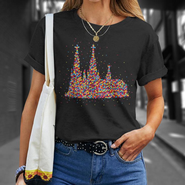 Cologne Cathedral Carnival Confetti Idea S T-Shirt Geschenke für Sie