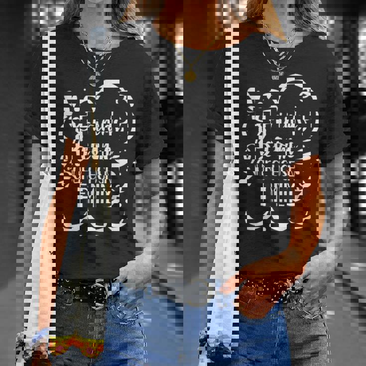 Convertirse En Amigos Se Convierten En Una Familia Amistad Camiseta unisex Regalos para ella