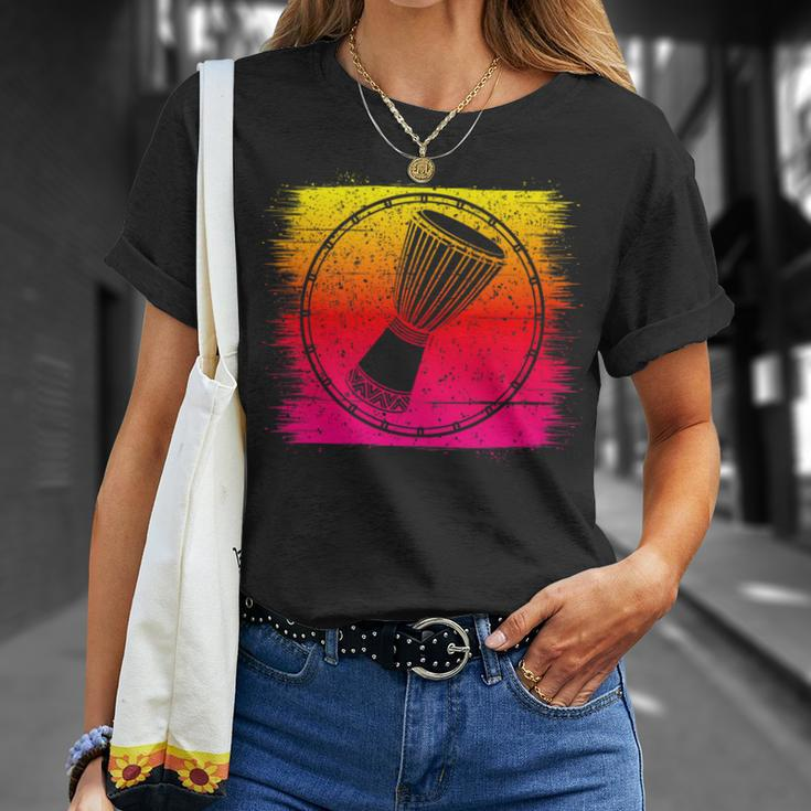Cool Djembe Drummer Reggae African Drumming For Drum Lover T-Shirt Gifts for Her