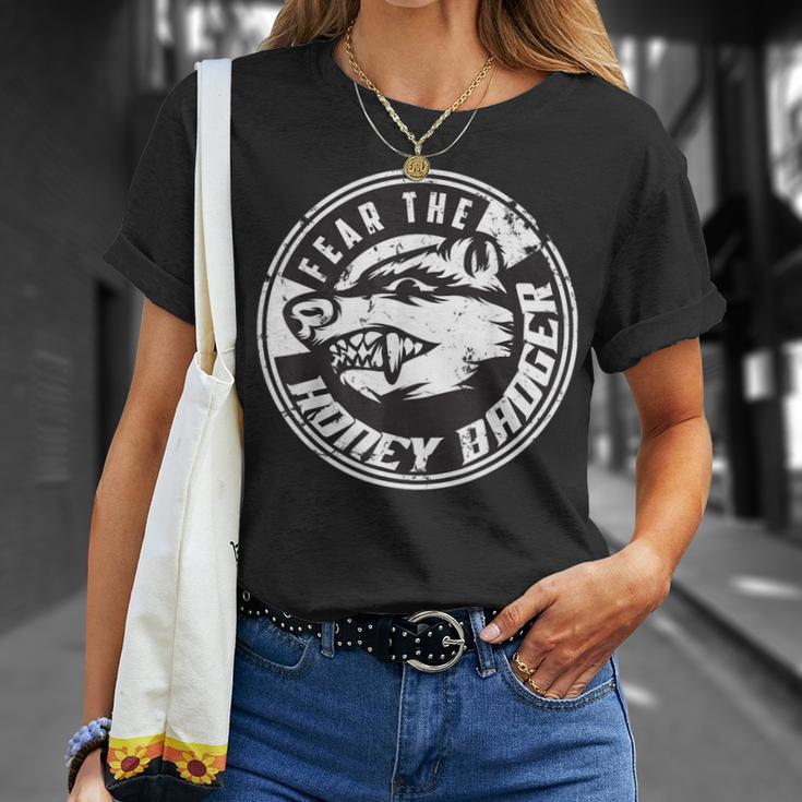 Cool Fear The Honey Badger Great T-Shirt Gifts for Her