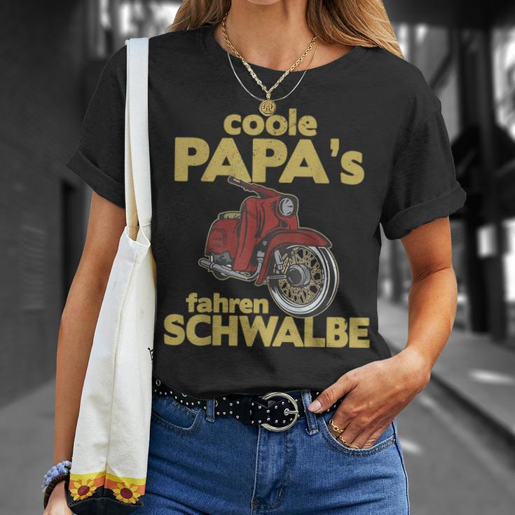 Cool Papas Fahren Schwalbe Kr51 Simson Ddr Moped T-Shirt Geschenke für Sie