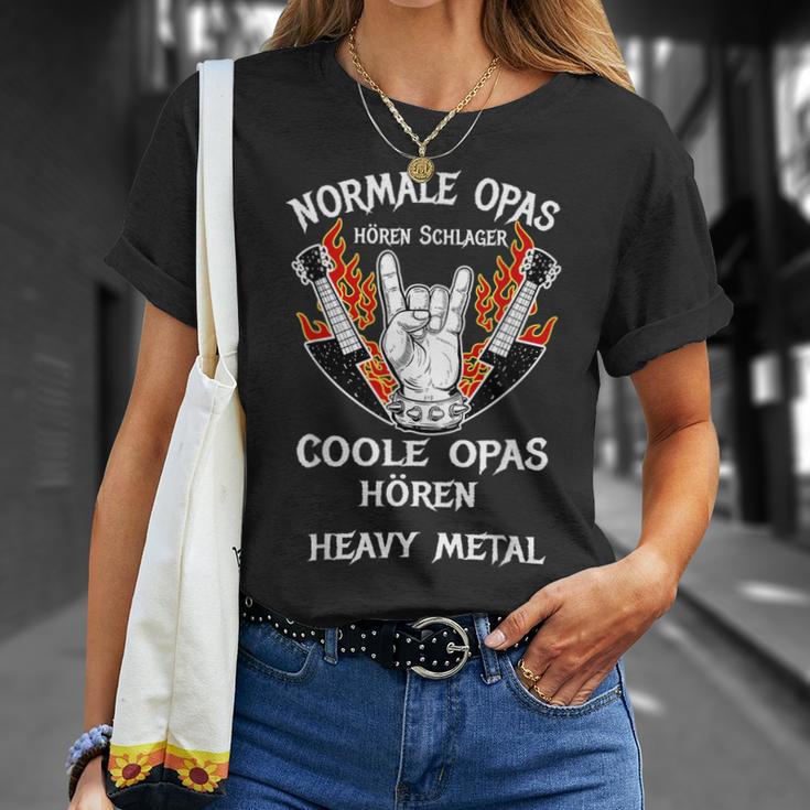 Coole Opas Hören Heavy Metal T-Shirt Geschenke für Sie