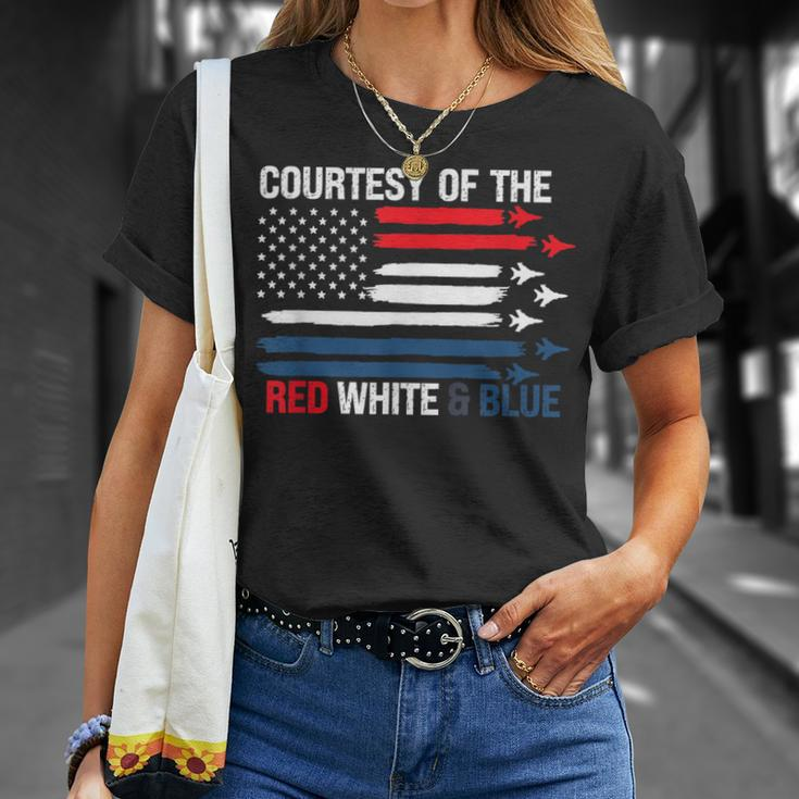 Courtesy Of The Red White And Blue T-Shirt Gifts for Her