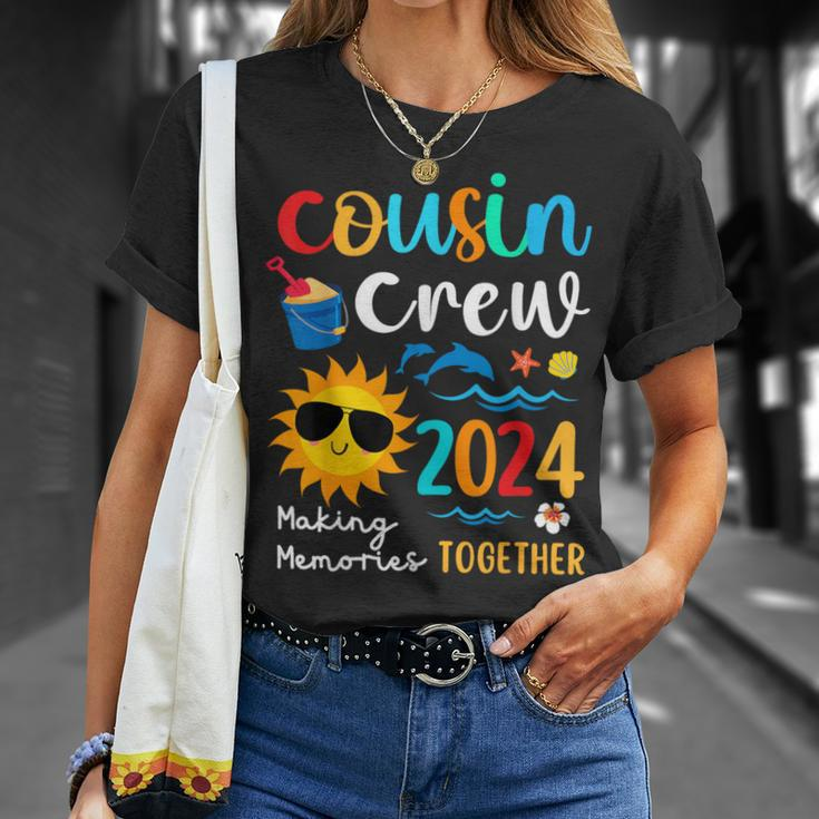 Cousin Crew 2024 Summer Vacation Beach Family Trips Matching T-Shirt Gifts for Her