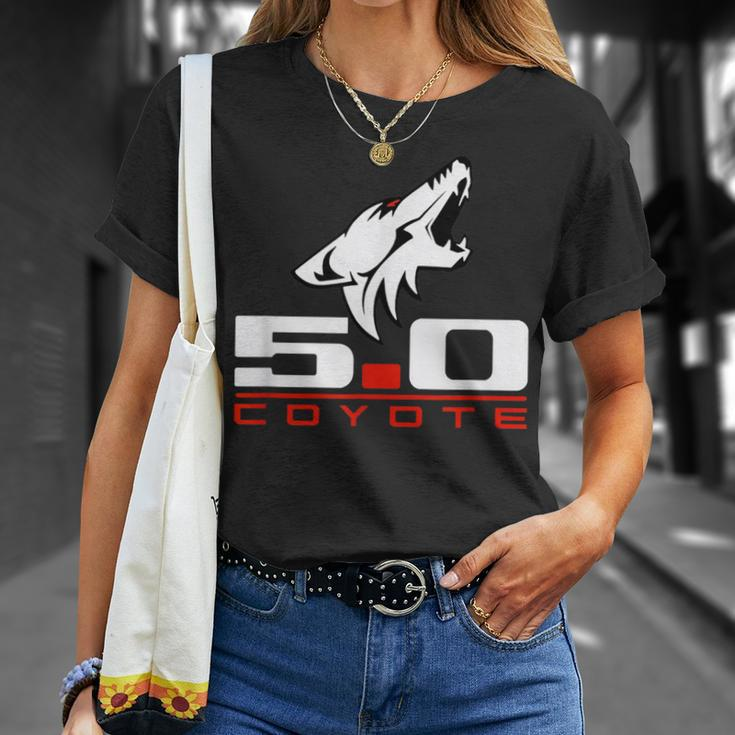 Coyote 50 Race Drag Gt Lx Street Rod Hot Rod T-Shirt Gifts for Her