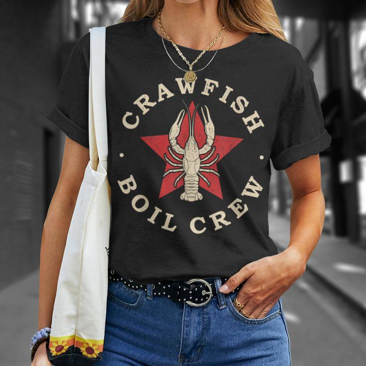 Crawfish Boil Crew Cajun Crayfish Party Festival T-Shirt Gifts for Her