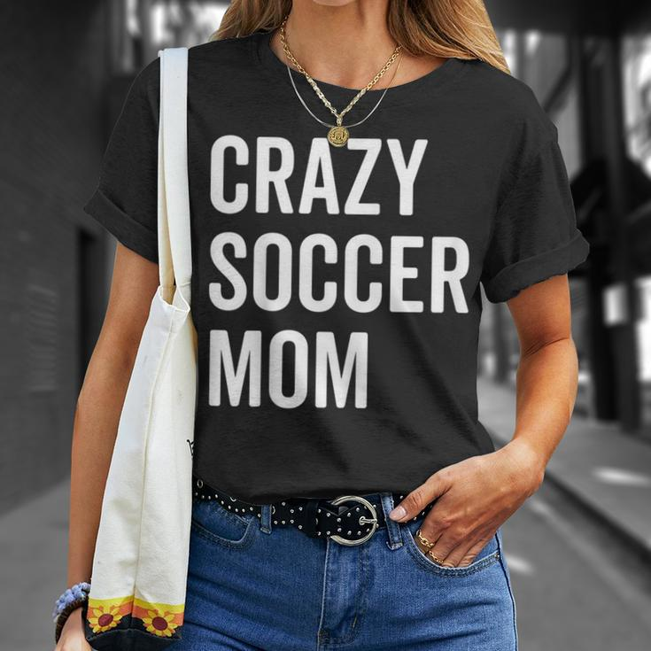 Crazy Soccer Mom Proud Momma Fan Goalie T-Shirt Gifts for Her