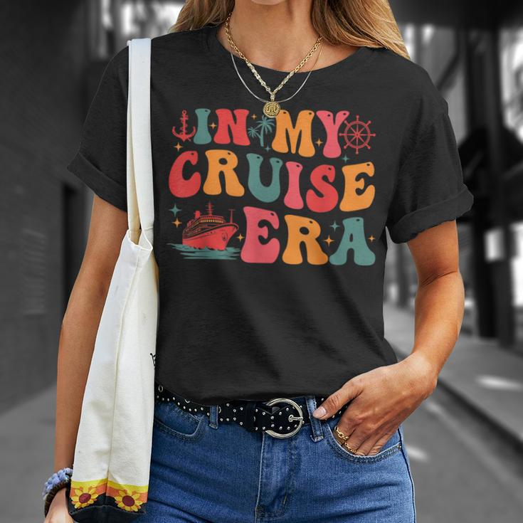 In My Cruise Era Cruise Family Vacation Trip Retro Groovy T-Shirt Gifts for Her