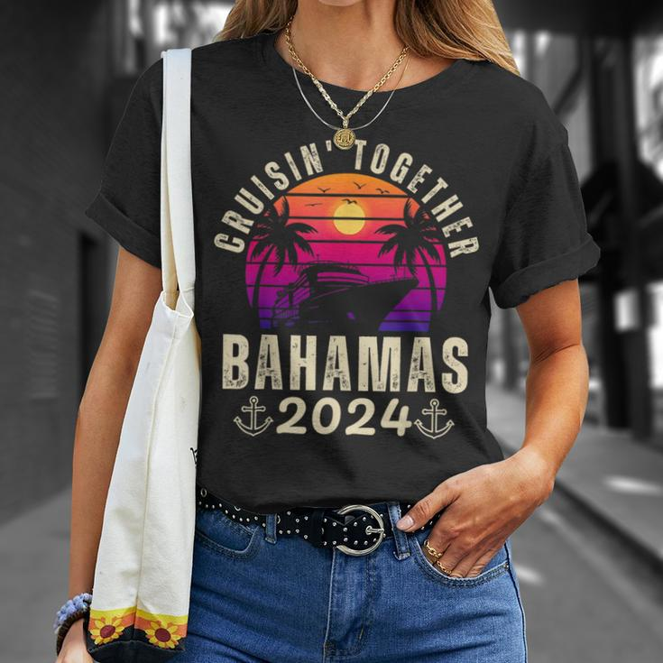 Cruisin Together Bahamas 2024 Family Vacation Caribbean Ship T-Shirt Gifts for Her