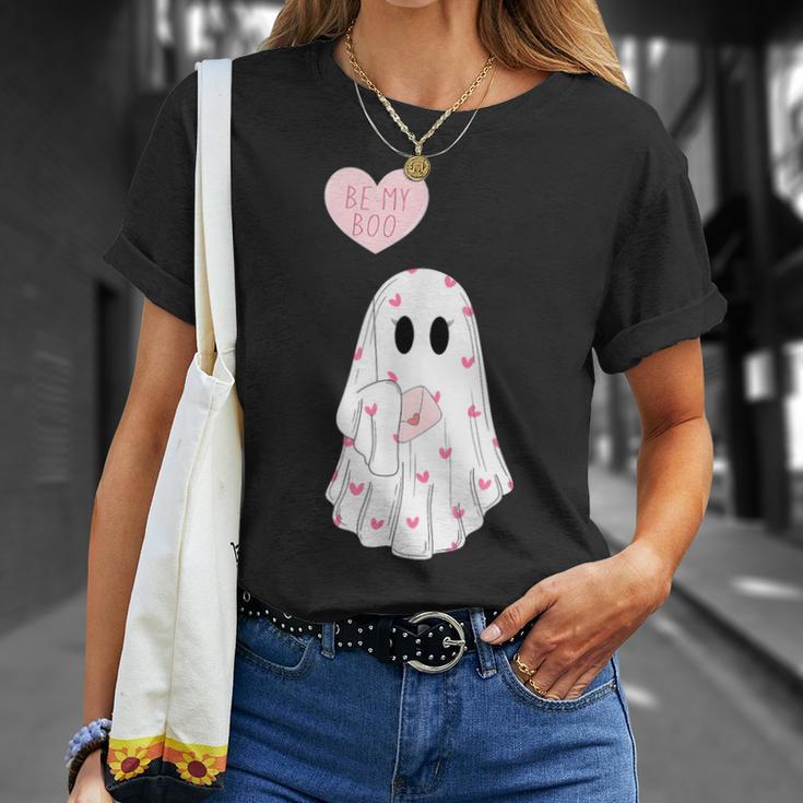 Cute Be My Boo Valentine Ghost Valentine Mens T-Shirt Gifts for Her