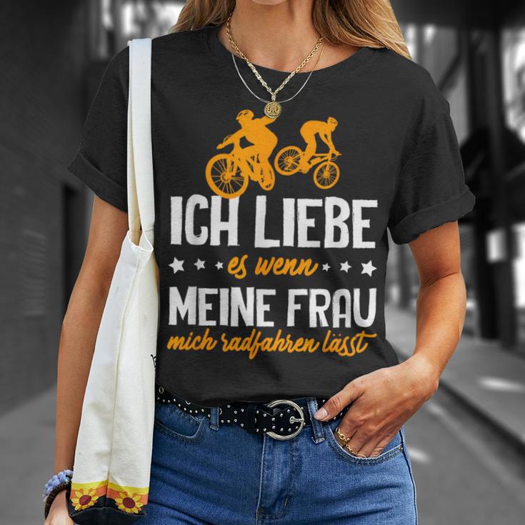 Cycling Ich Liebe Es Wenn Meine Frau Mich Radfahren Lässt T-Shirt Geschenke für Sie