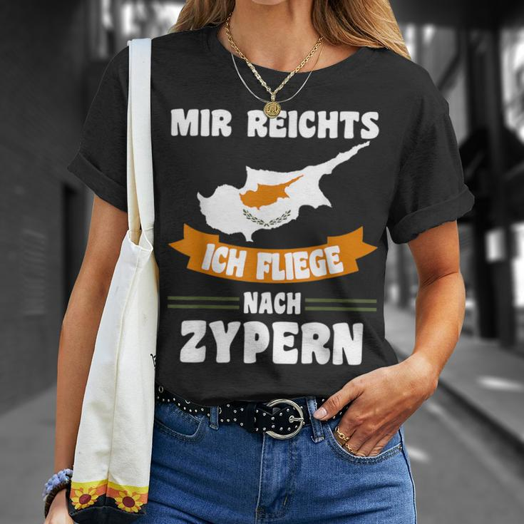 With Cyprus Flag Mir Reichts Ich Fliege Nach Zyprrus Motif T-Shirt Geschenke für Sie