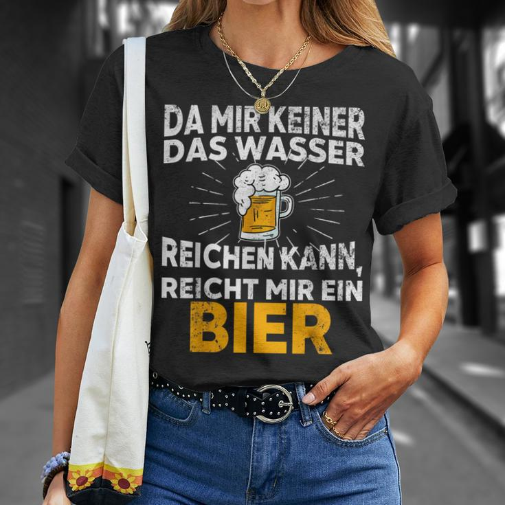 Da Mir Keiner Das Wasser Reichen Kann, Bier T-Shirt in Schwarz Geschenke für Sie