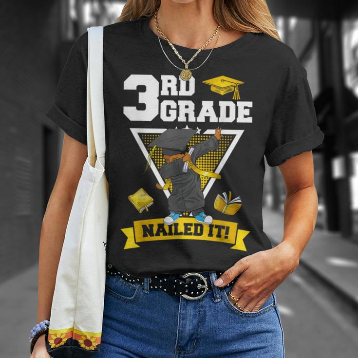 Dabbing Graduation Boy 3Rd Grade Nailed It Class Of 2024 T-Shirt Gifts for Her