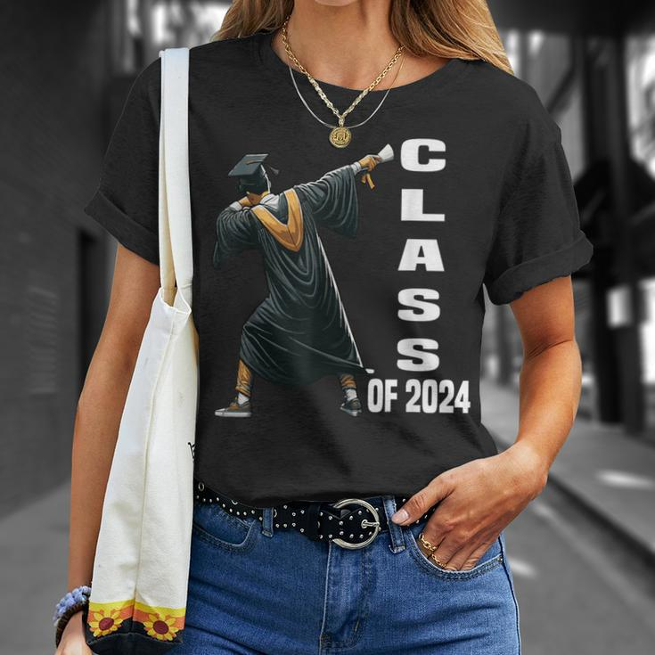 Dabbing Graduation Class Of 2024 Graduation T-Shirt Gifts for Her