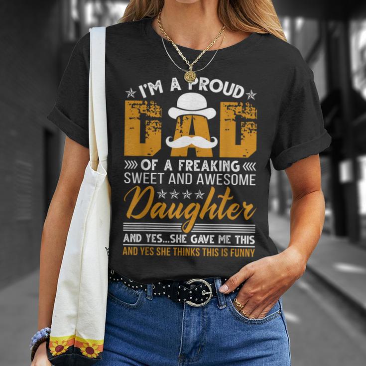 Dad From Daughter Father's Day T-Shirt Gifts for Her