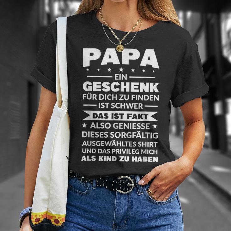 Dad Ein Geschenk Für Dich Papa Family S T-Shirt Geschenke für Sie