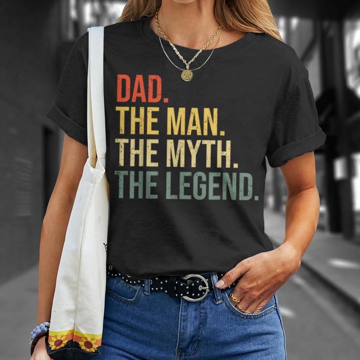 Dad The Man The Myth The Legend Best Fathers Day T-Shirt Gifts for Her