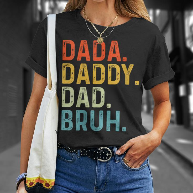 Dada Daddy Dad Bruh Husband Fathers Day T-Shirt Gifts for Her