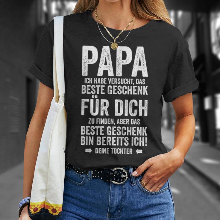 Das Beste Geschenk Bin Ich -Atertag Tochter Papa T-Shirt Geschenke für Sie