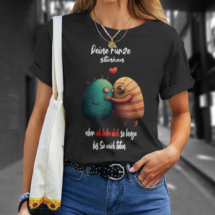 Deine Fürzstinken Aber Ich Liebe Dich So Lange Anniversary T-Shirt Geschenke für Sie