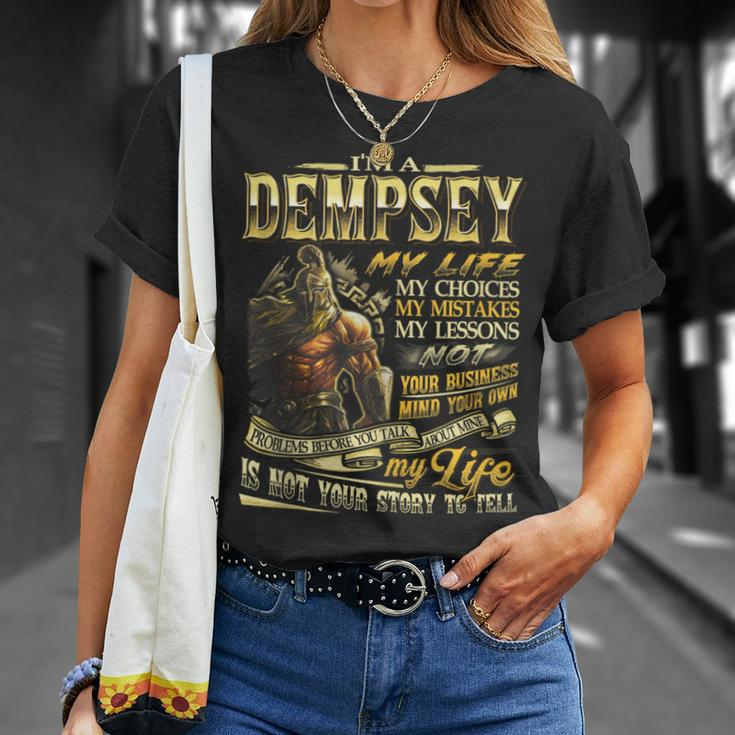 Dempsey Family Name Dempsey Last Name Team T-Shirt Gifts for Her