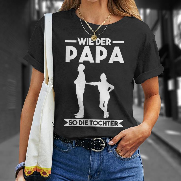 Like Der Papa So Die Tochter T-Shirt Geschenke für Sie