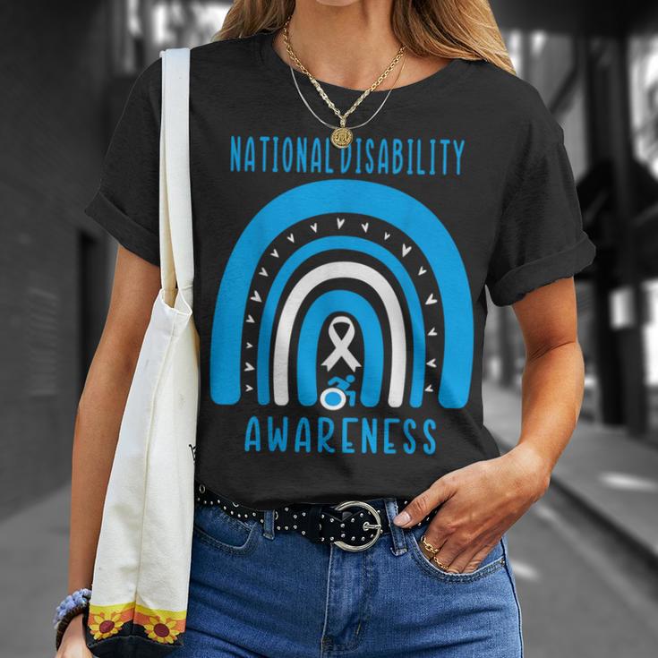 Disability Employment Awareness Month Disability Pride Month T-Shirt Gifts for Her