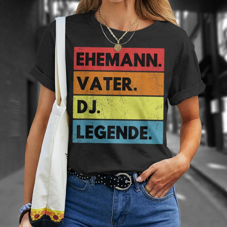 Dj Husband Father Legend T-Shirt Geschenke für Sie