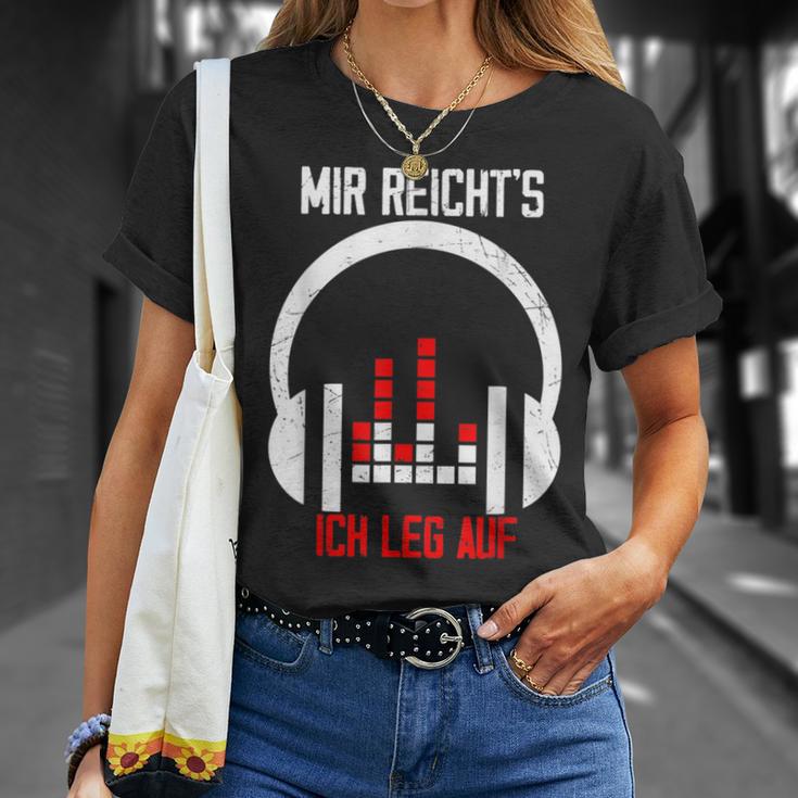 Dj Mir Reichts Ich Leg Auf Spruch Disco Für Djs Black T-Shirt Geschenke für Sie