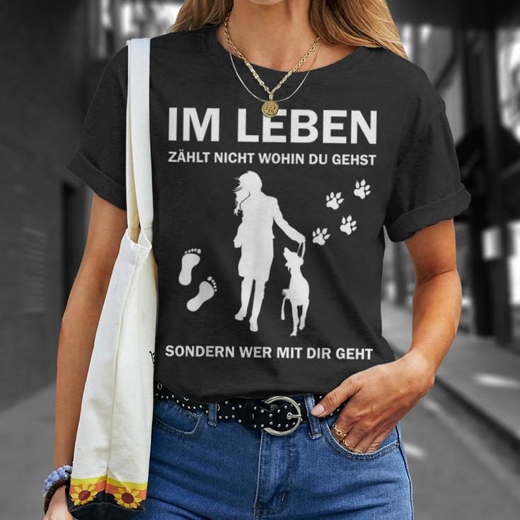 Dog Im Leben Zählnicht Wo Du Gehst Im L S T-Shirt Geschenke für Sie