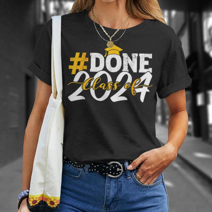 Done Class Of 2024 For Senior Year Graduate And Graduation T-Shirt Gifts for Her