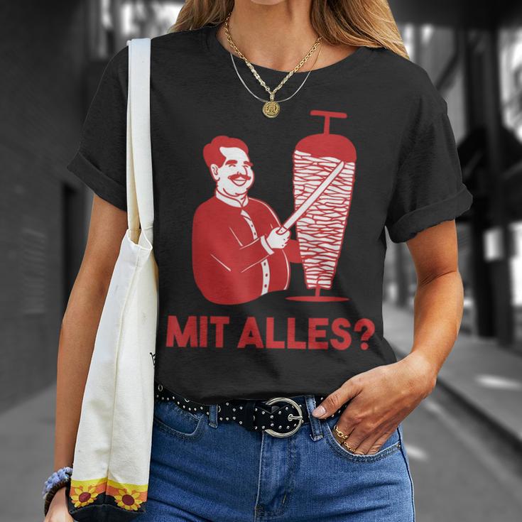 Doner Kebab Mit Alles Dad Joke T-Shirt Geschenke für Sie