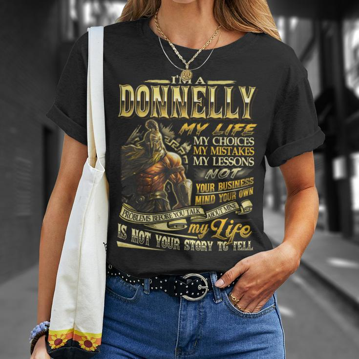 Donnelly Family Name Donnelly Last Name Team T-Shirt Gifts for Her