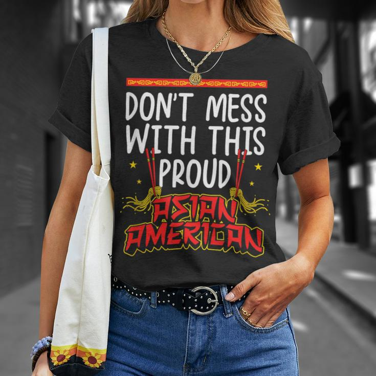 Don't Mess With This Proud Asian American Asian Pride T-Shirt Gifts for Her