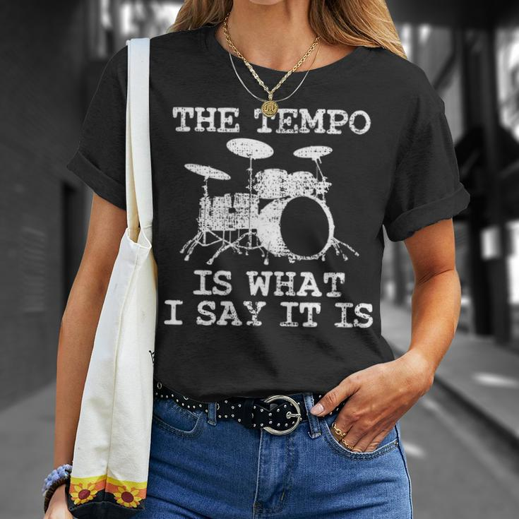 Drums Drumset Musician Drummer T-Shirt Gifts for Her
