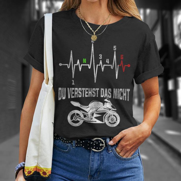 Du Verstehst Das Nicht Motorrad Herzschlag Puls Supersport T-Shirt Geschenke für Sie